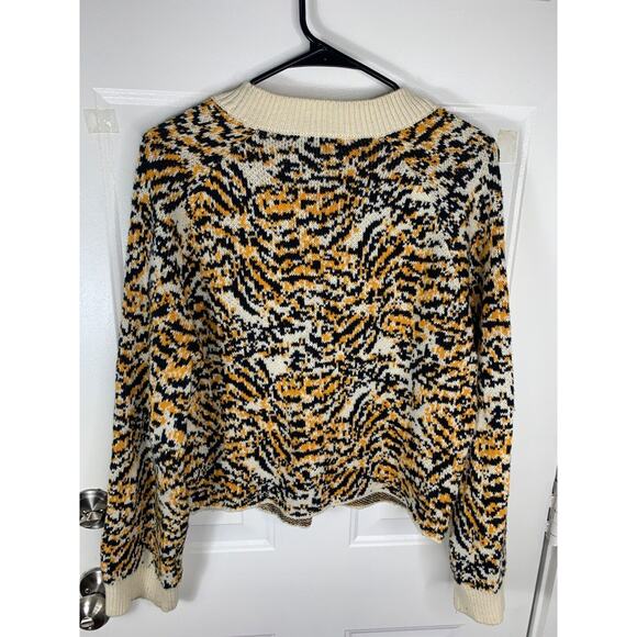 Rachel Comey Womens Abstract Pattern Sweater Small Wool Blend Multicolor - Picture 2 of 6